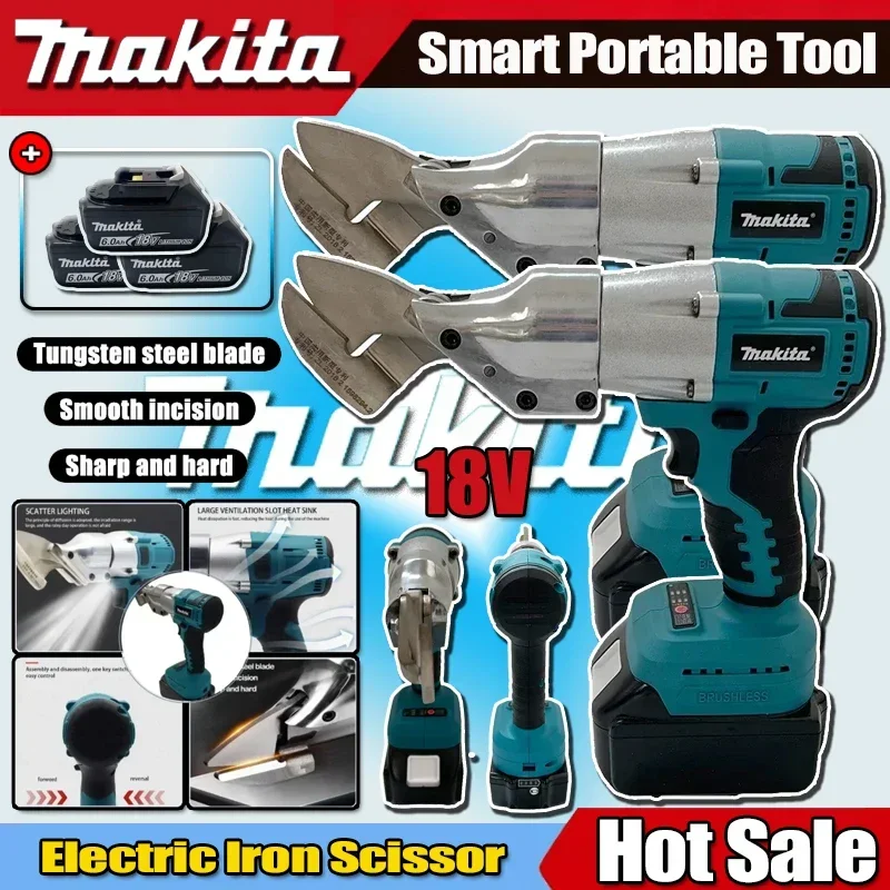 

Makita Electric Iron Scissor 2 Variable Speed Metal Cutting Tools Iron Shear Sheet Shears Carbon Steel Cutter For 18V Battery