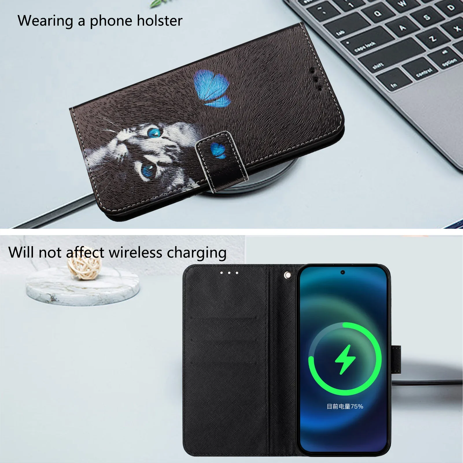 กระเป๋าสตางค์แม่เหล็กพลิกพร้อมช่องใส่การ์ด Kickstand สําหรับ Xiaomi Poco X7 Pro X6 X5 X4 X3 NFC GT 4G 5G