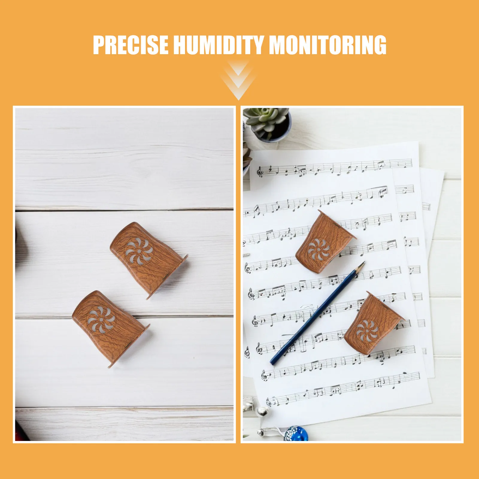 4Pcs Guitar Humidifier Acoustic Sound Hole Sponge Non-Drip Moisture Control Temperature Monitoring Musical Instrument view 6