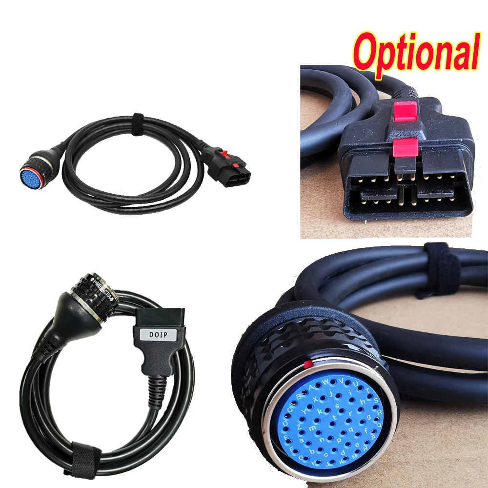Optional MB STAR C4/C5 DOIP OBD2 16PIN Cable/ 38PIN/ Main C4 OBD Lan Cable For MB Star C4 C5 Auto Diagnostic Tool