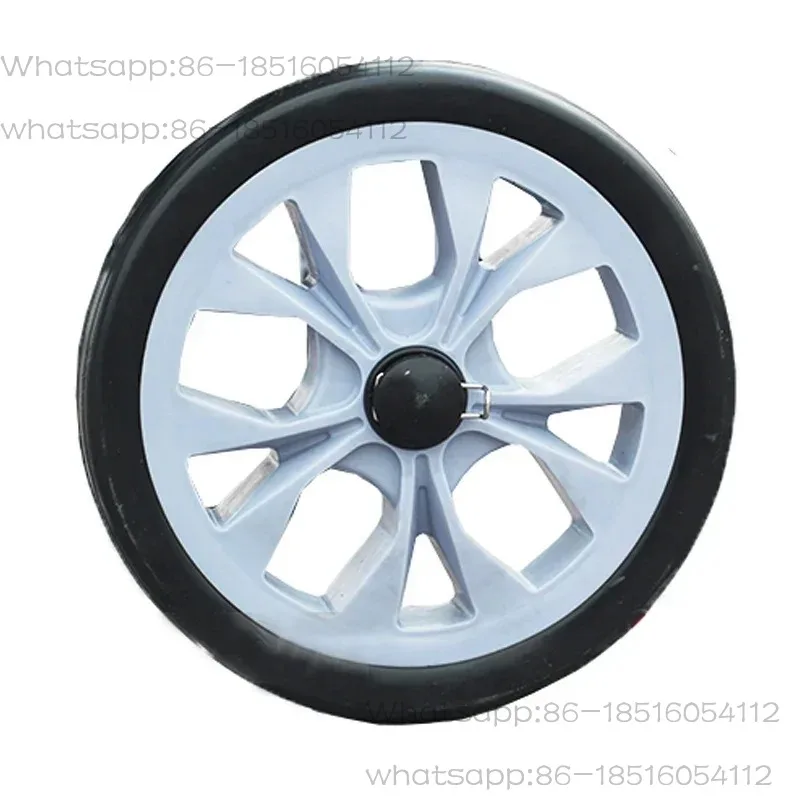 Replacement Wheels Shop Cart 20cm Diameter Grocery Cart Accessories Trolley Bearing Wheels Durable Cart Wheels Easy Replacement