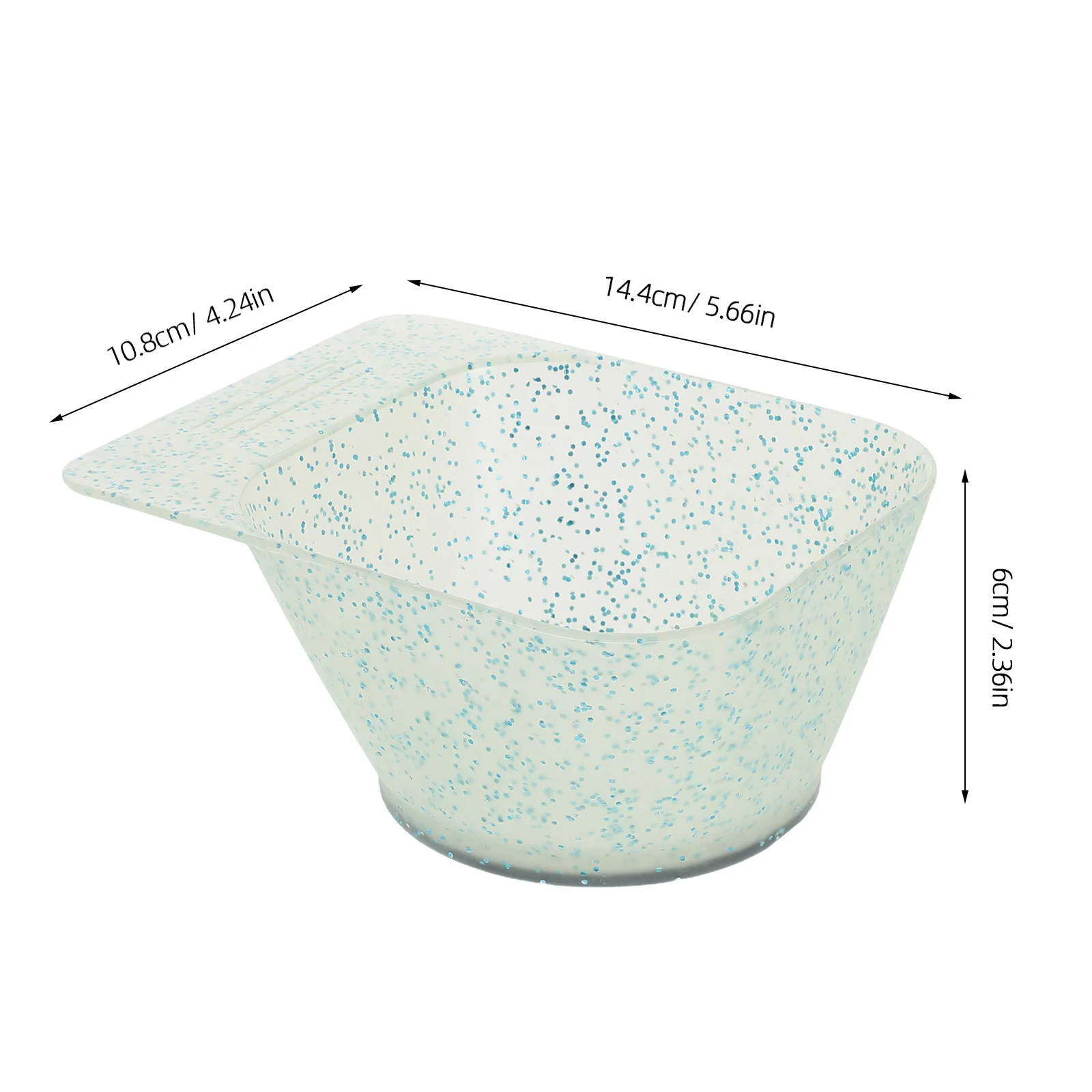 Stylish Hair Color Mixing Bowl for Salon Home DIY Hair Dyeing Tools Set Glitter Design Durable Easy Use Shave Bowl - Image 5