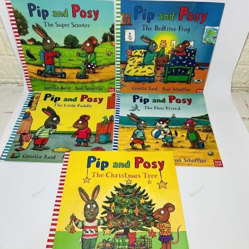 Pip и Posy 10 книг нажмите на английскую версию, чтобы обеспечить бесплатную аудиоподдержку книги «Little Da Ren Little Tadpole»