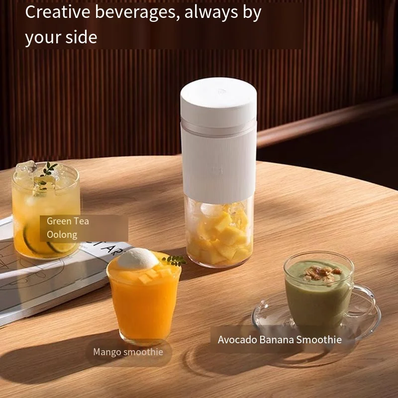 Xiaomi Mijia خلاط عصير ذكي محمول USB-C شحن عصارة كوب فواكه منتج أغذية خلاط مطبخ كهربائي عصير سريع