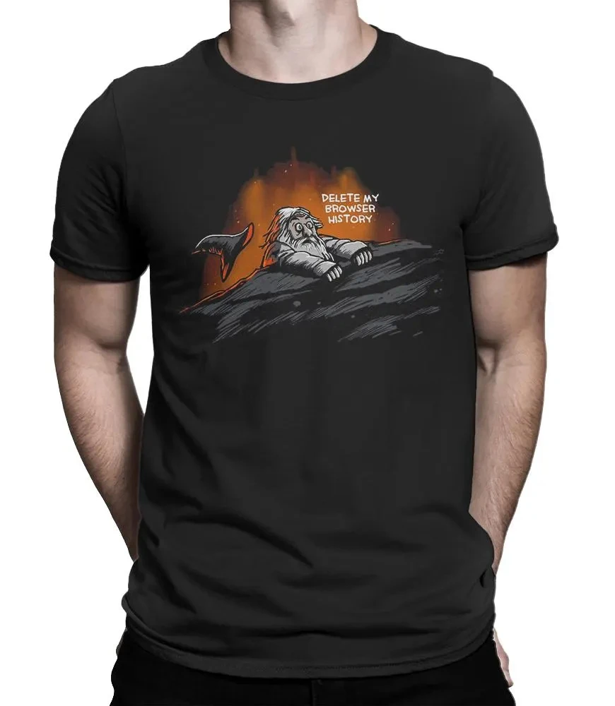 Gandalf Deleted My Browser History. Fun T-shirt, JRR Tolkien T-shirt, Men's and Women's Size Printed Men's and Women's T-shirts