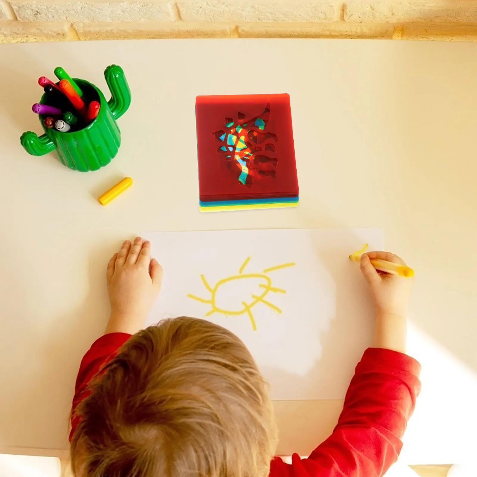 12 Pcs Drawing Template Kid Stencils Childrens Chalk Paint Kids Tracing Pp Animal Craft for Painting Chalkboard