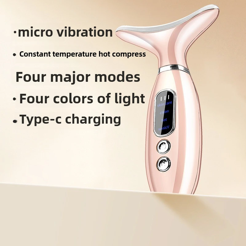 

Новое гальваническое вибрационное устройство для омоложения фотона горячим компрессом для бытового лифтингового массажера для лица и шеи