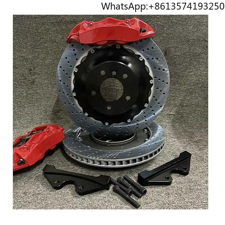For 4 Piston Big Caliper Brake Kit Color logo Brake Disc Style 400 380mm Rotor for BMW G30