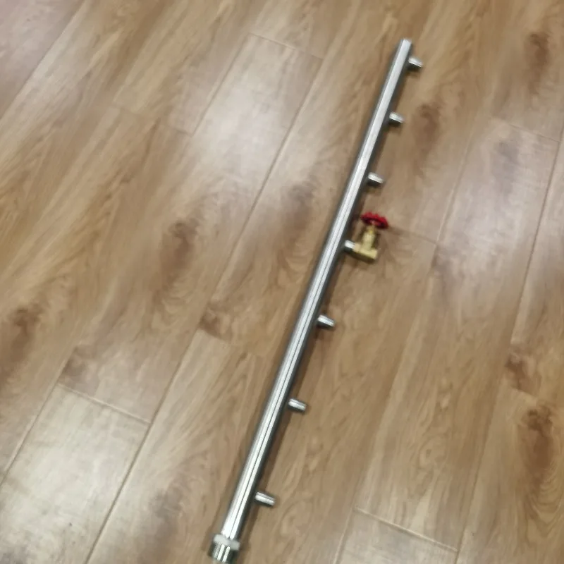 304 stainless steel water column, 2-inch outer teeth at the inlet and 1-inch outer teeth at the outlet, durable and sturdy