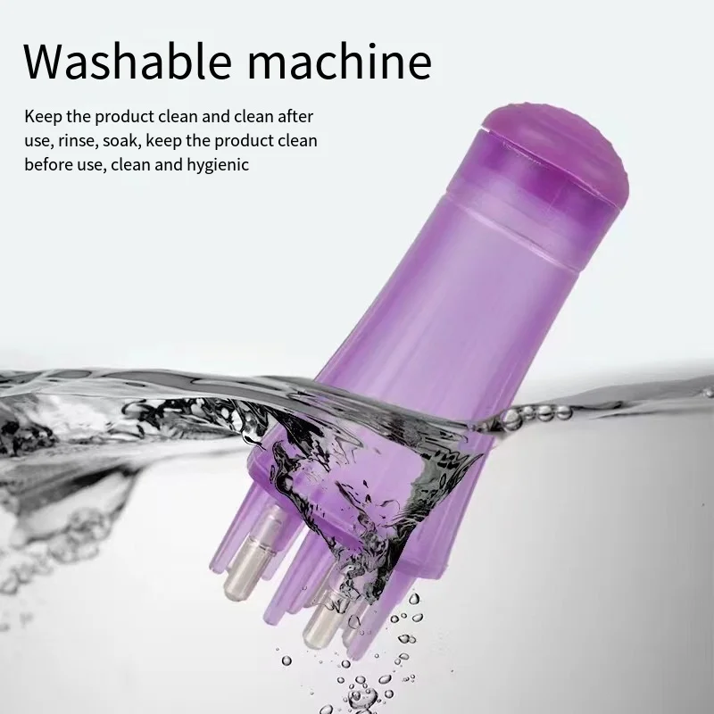 Portable Mini Scalp Applicator Liquid Comb Essential Oil Liquid Guiding Massager Anti Hair Loss Ball Bearings Scalp Care Tools