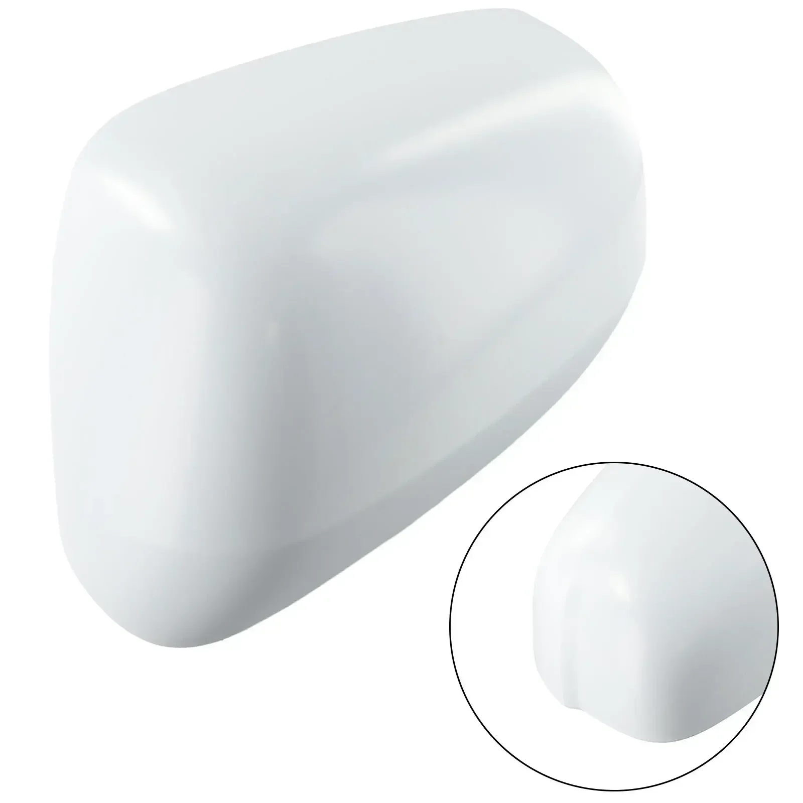 Rearview Mirror Cover Unique White 1pcs Trim ABS Accessory Firmly Hot Sale Housing Luxurious Plastic Replacement