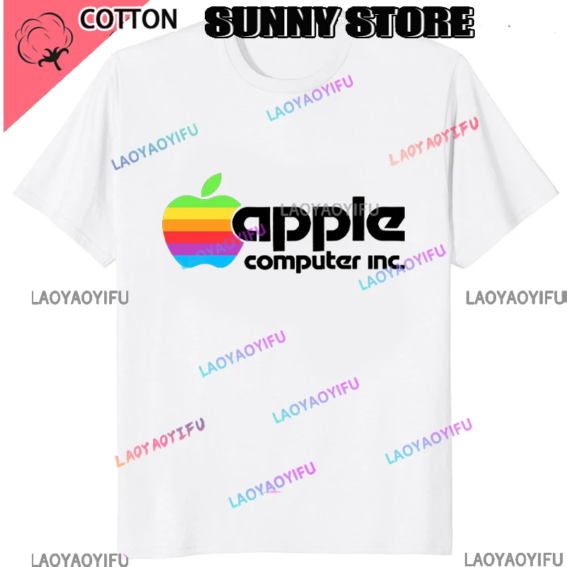 Famous Tee 2023 Casual Street Fashion T-shirt Retro1980S Aplee Macintosh Computers Top Popular Customized Shirts for Men