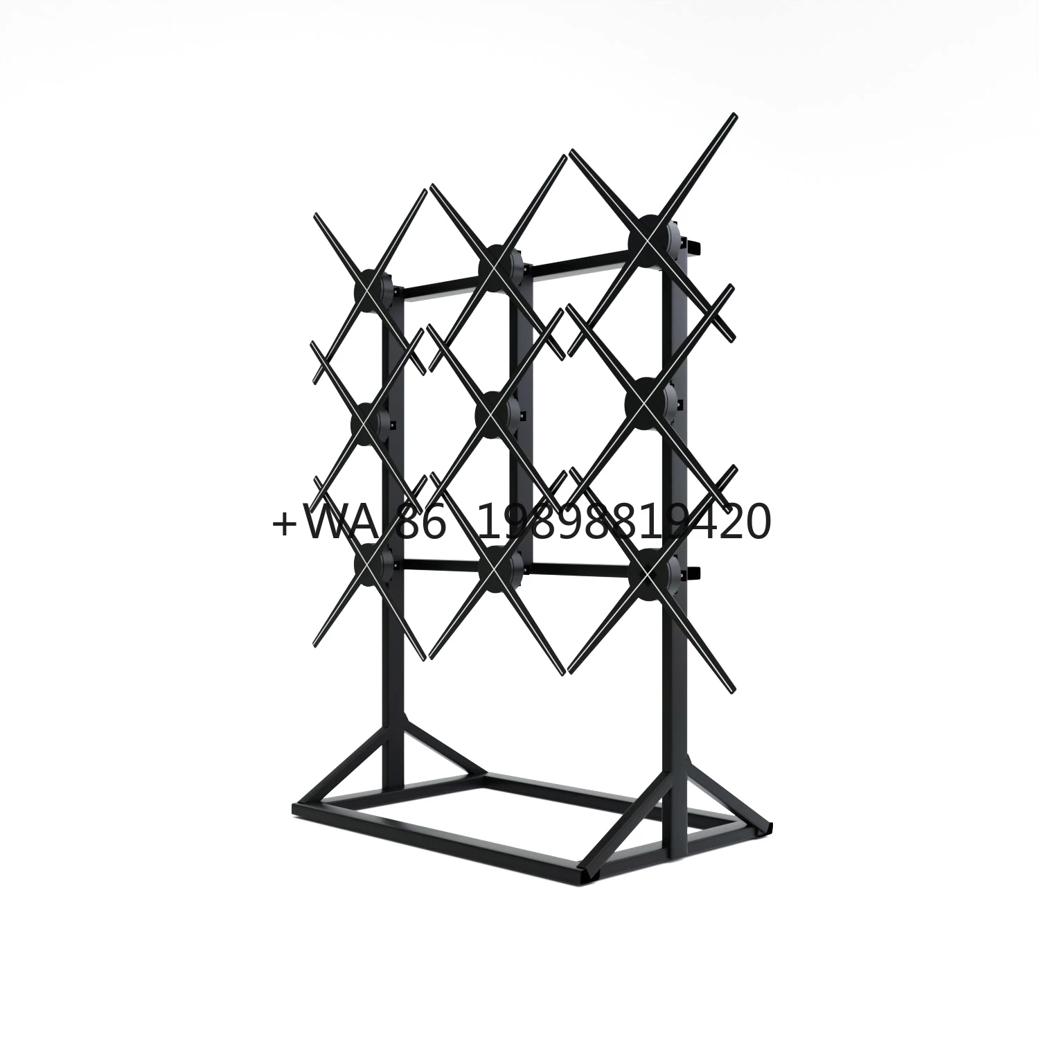 

Hot 65cm 3d Holographic Display Splicing 9 Pieces Lifelike Hologram Equipment HD Animation Projector Fan Wall for Outdoor