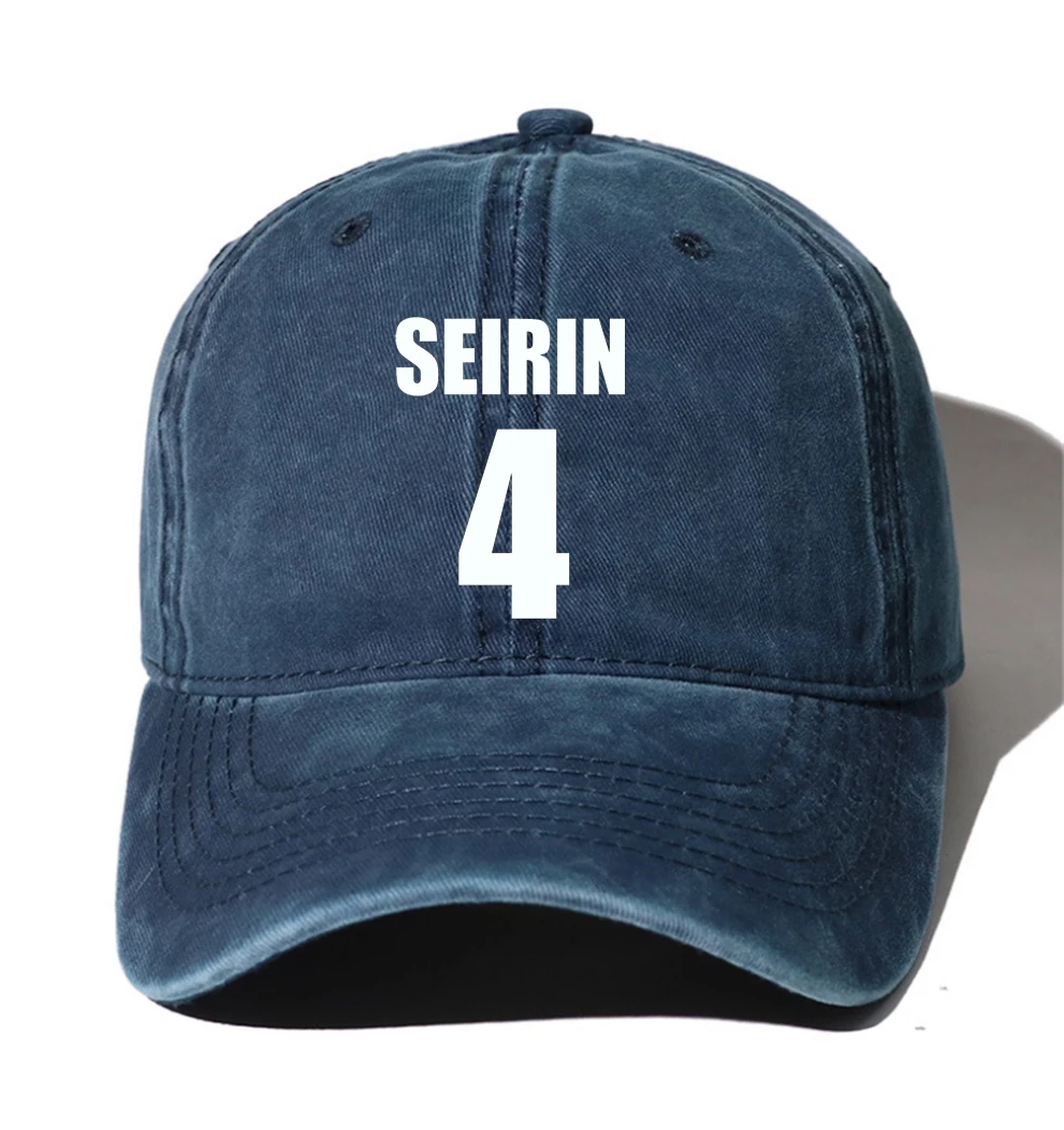 Teenagers Cartoon Denim Baseball Cap Hats Men Women Cowboy Hats Washed Cotton Hip Hop Cap for anime Kuroko's Basketball Hat