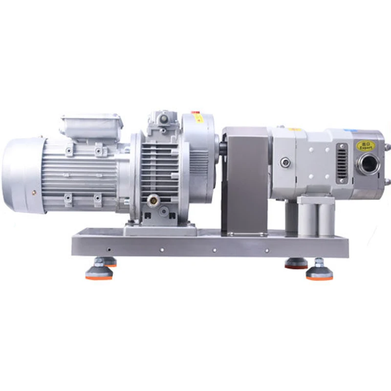 High-Viscosity Food Transfer Pumps Sanitary-Grade Stainless Steel Cam-Controlled Rotor Pumps for Honey, Syrup, Jam, (Customized)