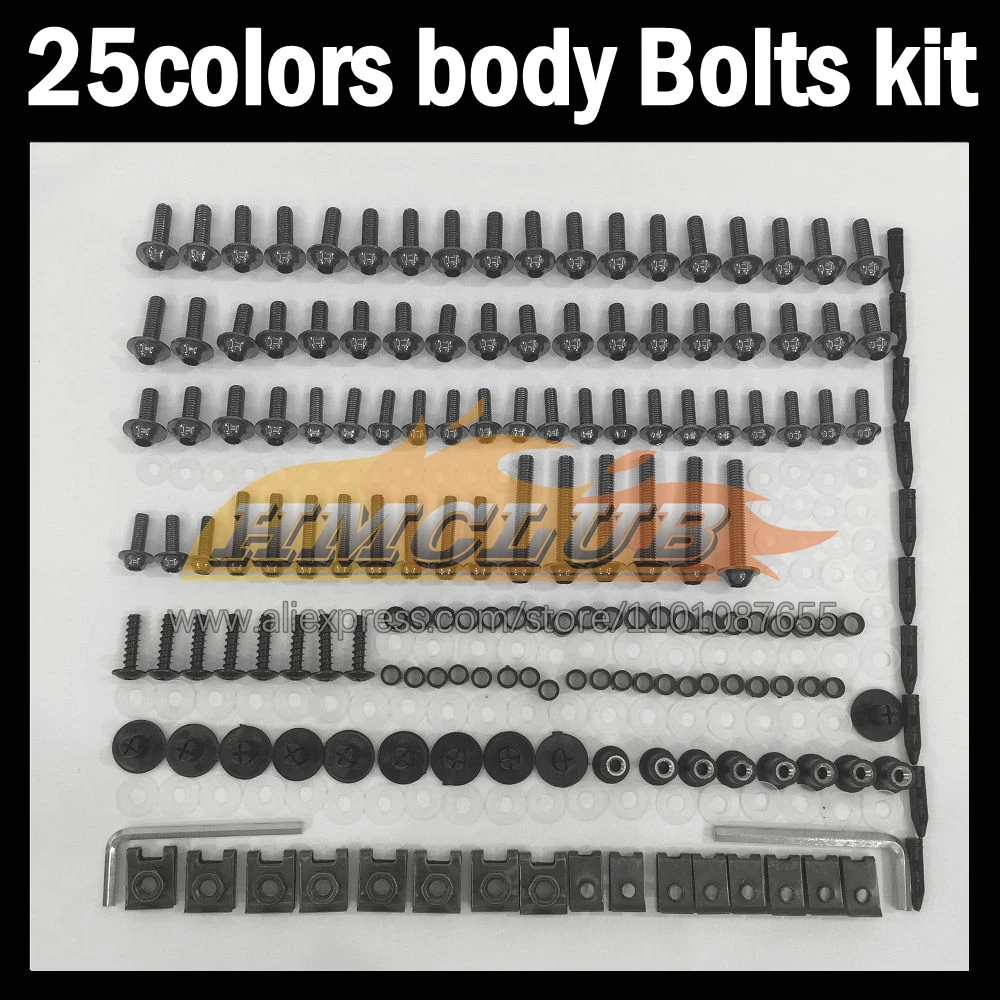 268ps Full Screws Kit Body bolt For SUZUKI GSXR600 GSXR 600 750 CC K11 GSXR750 11 12 13 2014 2015 2016 Fairing bolts screw NutS