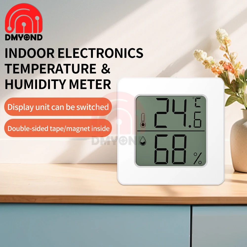 -20℃ ~ 60℃ Electronic Temperature and Humidity Meter Thermo-hygrometer  KD31M Indoor Mini Digital Thermometer for Indoor Room