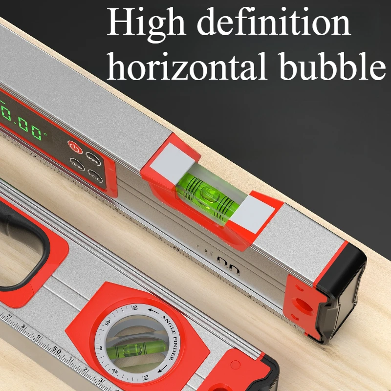 Woodworking Tool Multifunctional High-precision Electronic Digital Display Strong Magnetic Level Ruler Suitable for Decoration