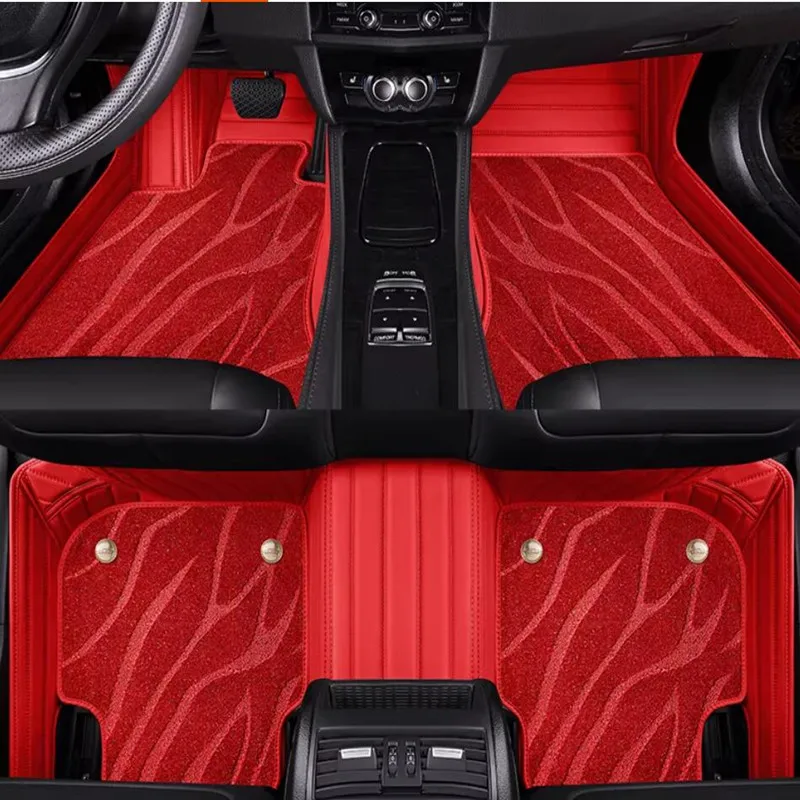 

Высокое качество! Индивидуальные автомобильные коврики для Volkswagen Touareg 2026-2019, прочные двухслойные ковры для Touareg 2025