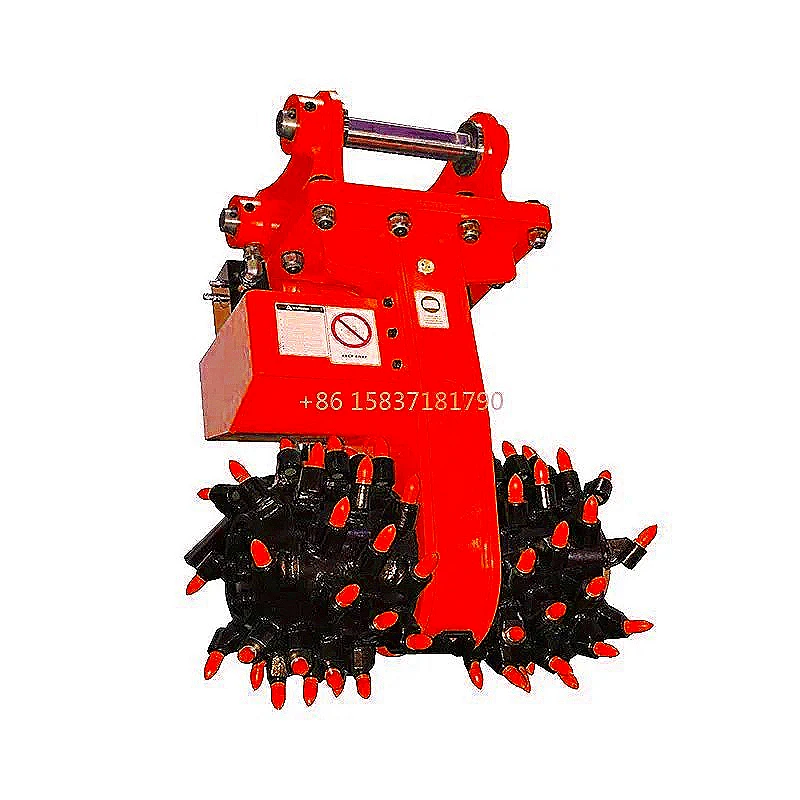 YG Milling Machine Hydraulic Drum Cutter Vertical Milling Machine Tunnel Slope Road Breaking Rock Milling Machine for Excavator