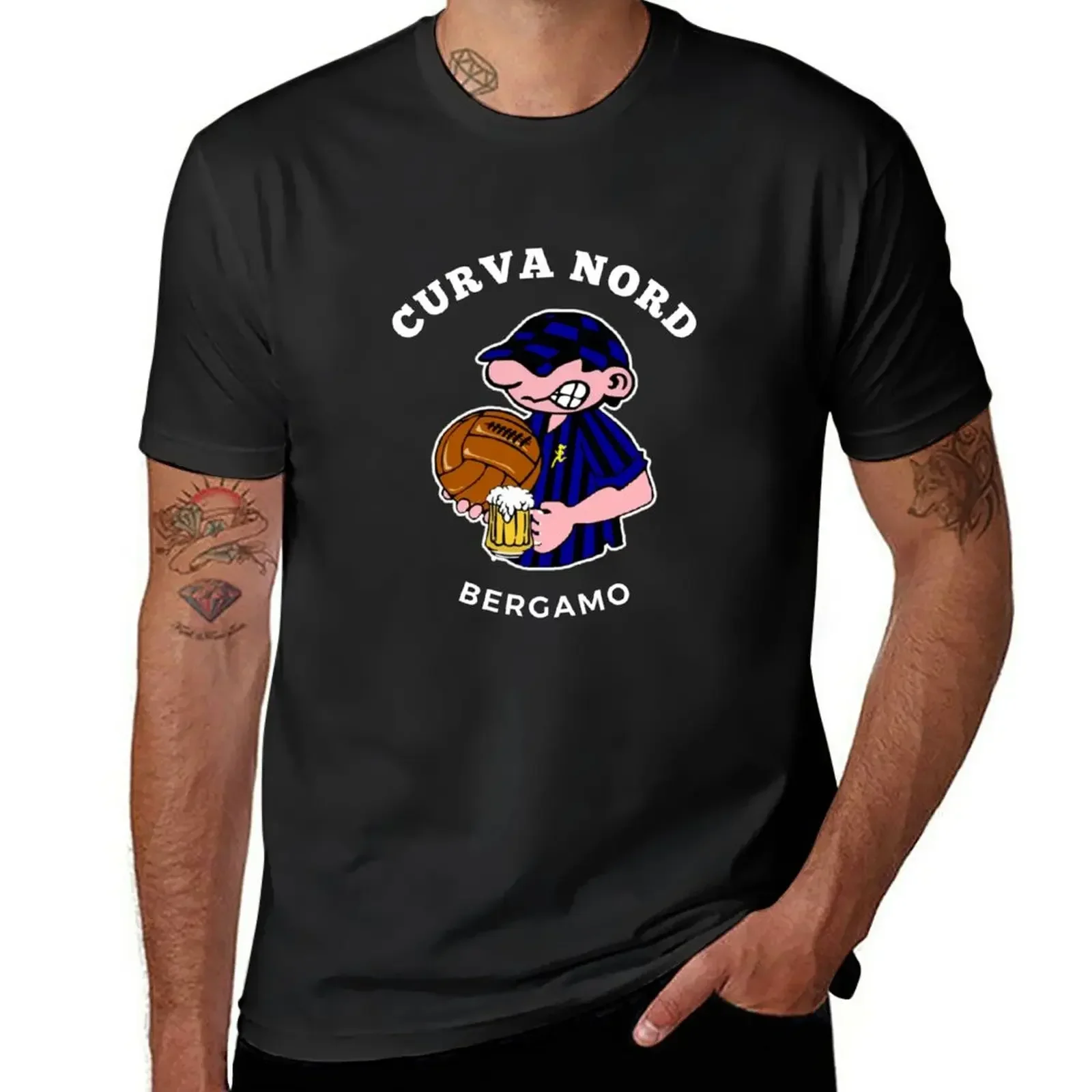 New Curva Nord Ultras Atalanta custom design your own Blouse plain t-shirt fruit of the loom mens t shirts harajuku oversized