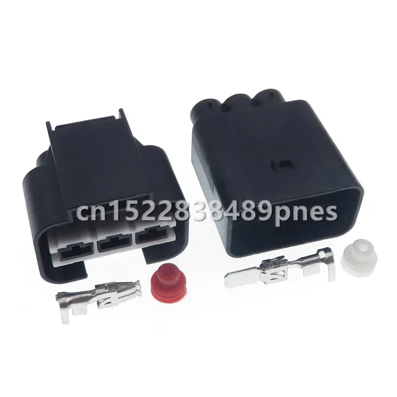 3 Pole 1743271-2 Waterproof Auto Socket Electric Radiator Fan Wiring Harness Connector For Hyundai KIA