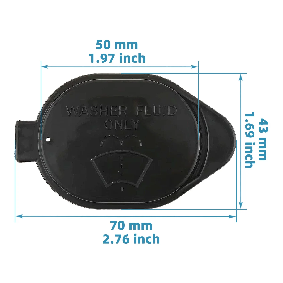 Lanke Easy Install Car Windshield Wiper Water Tank Cap Easy Installation For Toyota Highlander Previa Lexus Est, 85316-02200