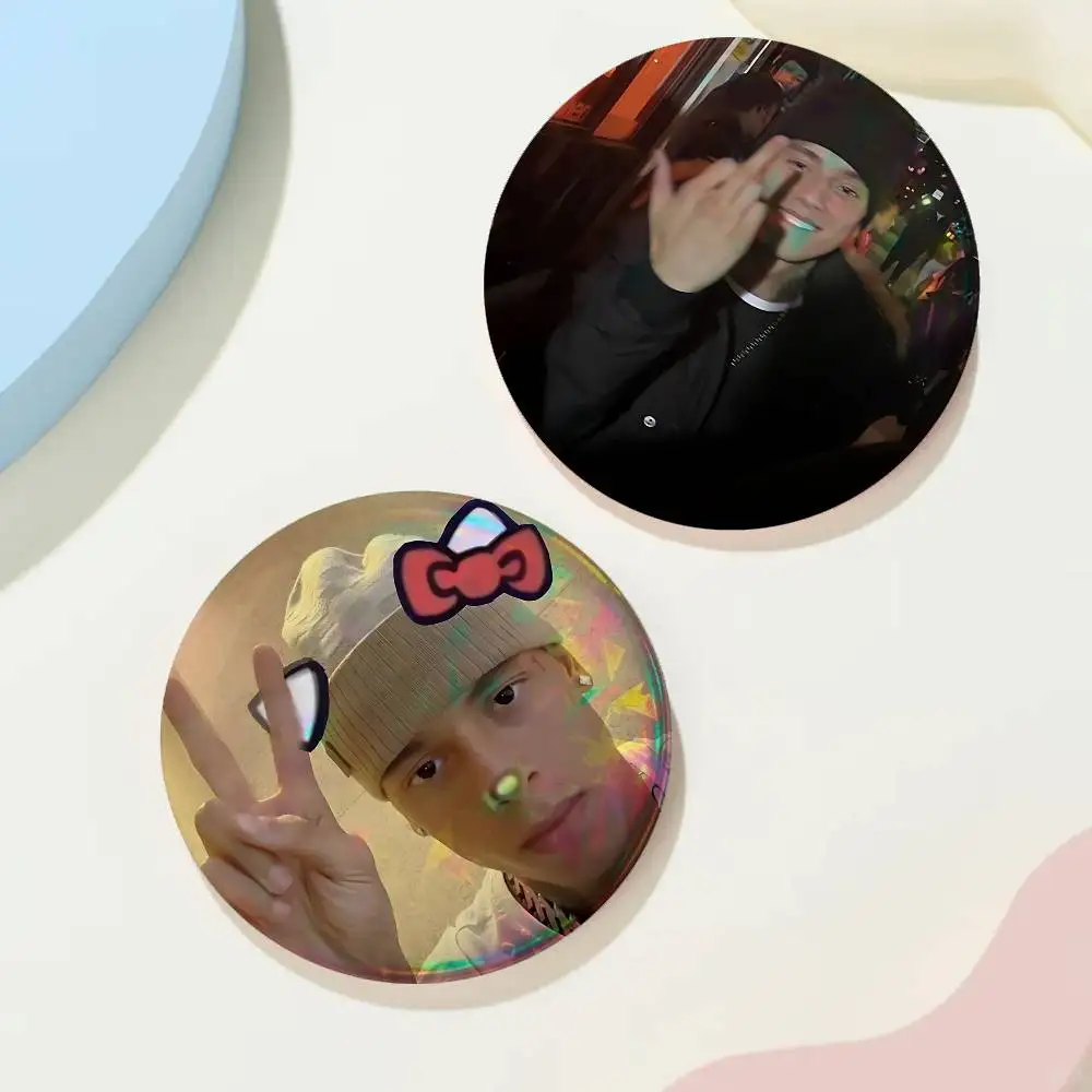 Rapper C-CentralS C-Cee For Badge Custom Laser Hologram Enamel Pin Badge Metal Lapel Brooch For Clothes Bag Accessory Gift