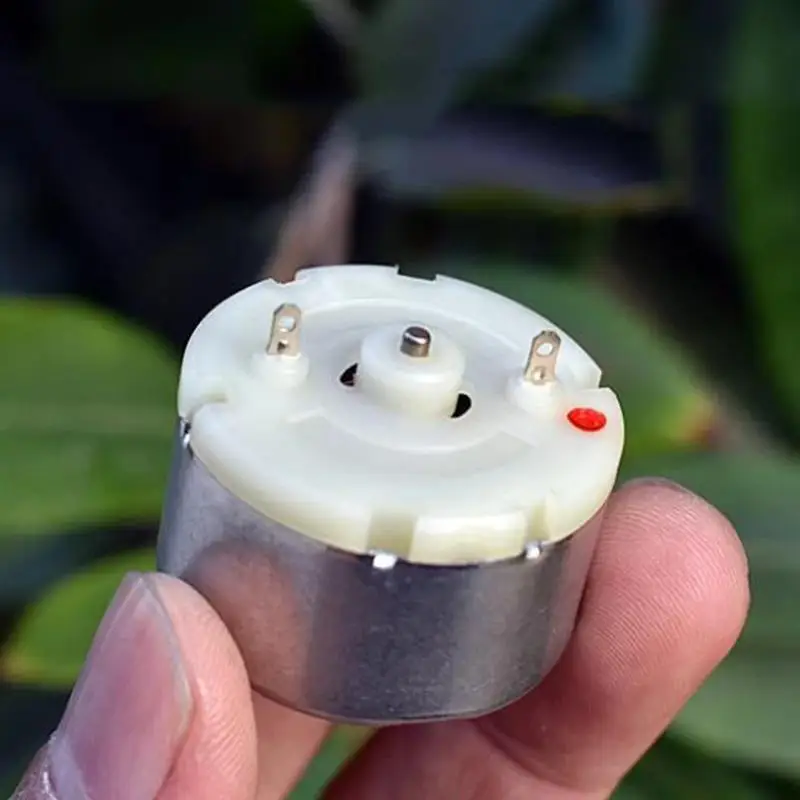 RK-500TB-13500 Mini 32mm Diameter Round Spindle Motor DC 12V 5600RPM Carbon Brush Motor For Humidifier Alarm Watch Winder