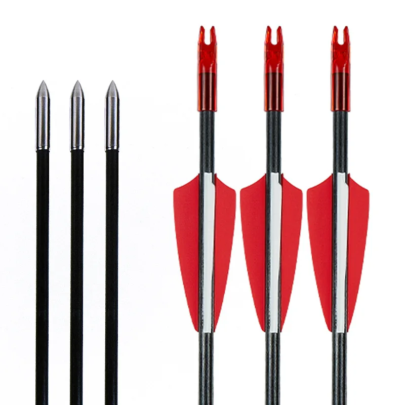 

Fiberglass Archery Target Arrows for Youth Women, Practice Arrow, Shooting Arrow, 6 Pcs, 12Pcs