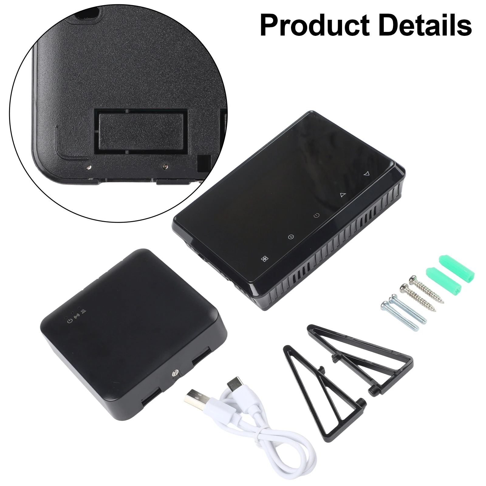 APP Control Smart Thermostat for Compatible Current Load 3A / 3A Voice Control Wall-Mounted Boilers Water Floor Heating