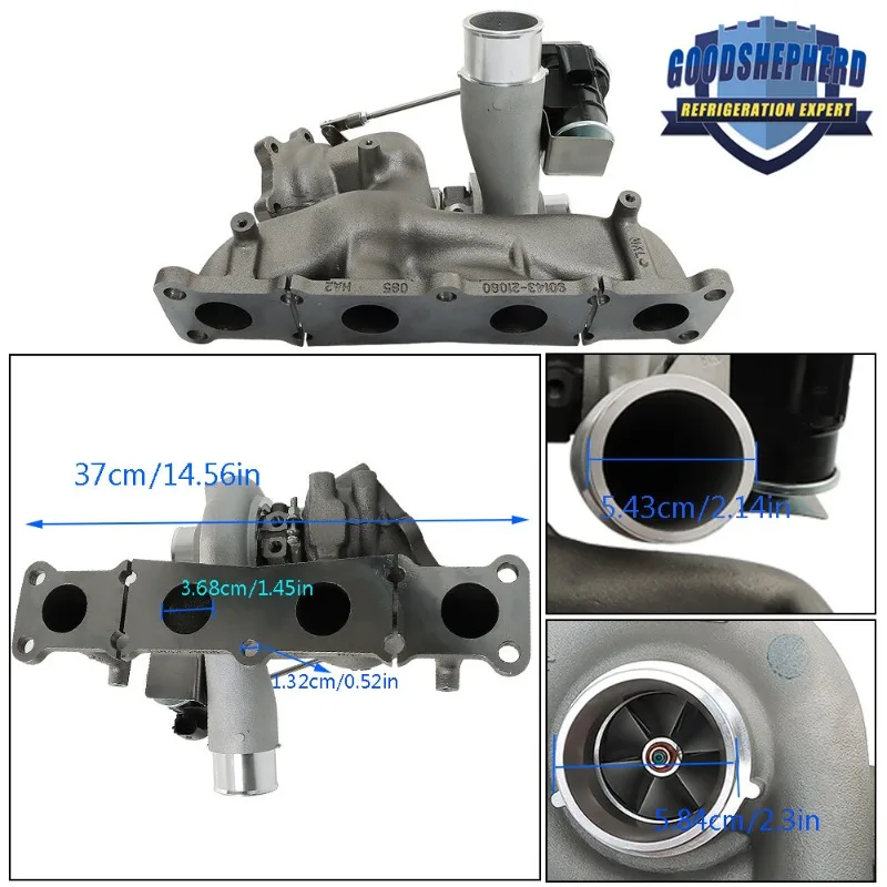 Applicable2011-2015Modern EraSonicand KiaOptima 2.0LTurbocharger