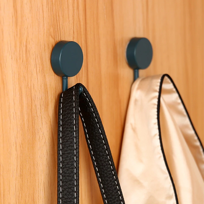 10Pcs xiaomi Strong non-marking Hook Kitchen Bathroom Self-adhesive  Hook Household Wall Hanging Door Hook Multifunctional