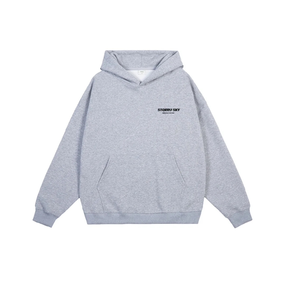 Uma marca na moda carta gráfica hoodie puro algodão primavera e outono luxo nicho marca moda masculina e feminina y2k hoodie