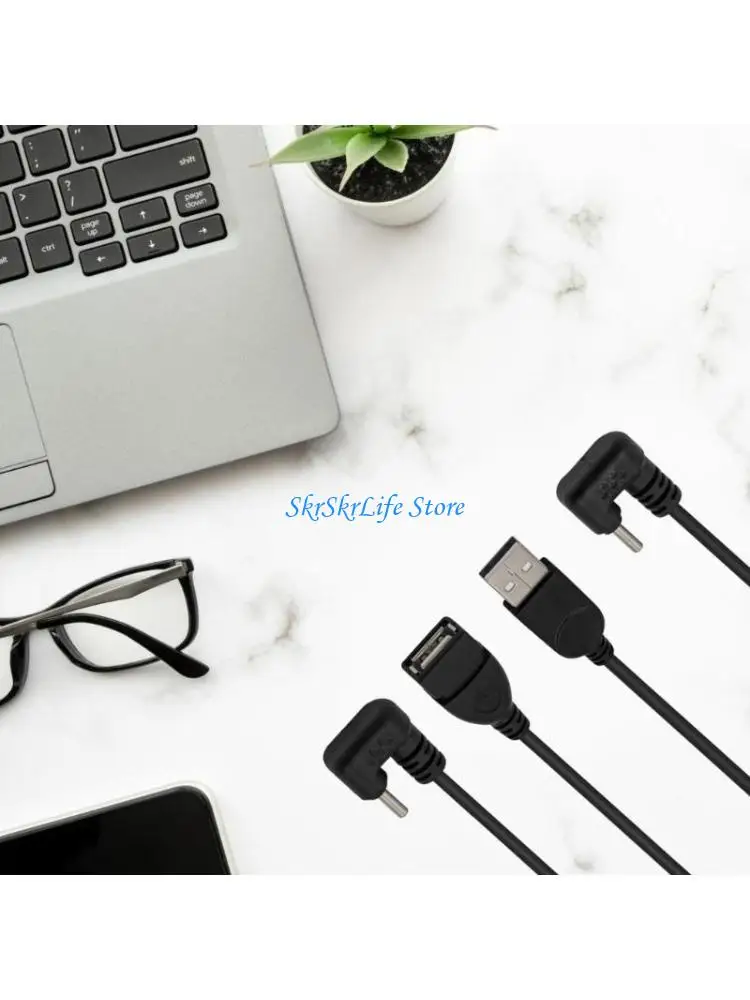 

E65E USB Adapter Cord to Elbow Type C Male Data Cable 20W Fast Charging Solution for Mobile Phones Tablets & Gaming Consoles