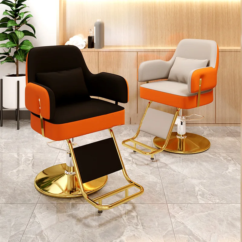 

Luxury European Barber Chairs Classic Versatile Unique Creative Salon Chairs Nordic Premium Silla Para Lashista Salon Furniture