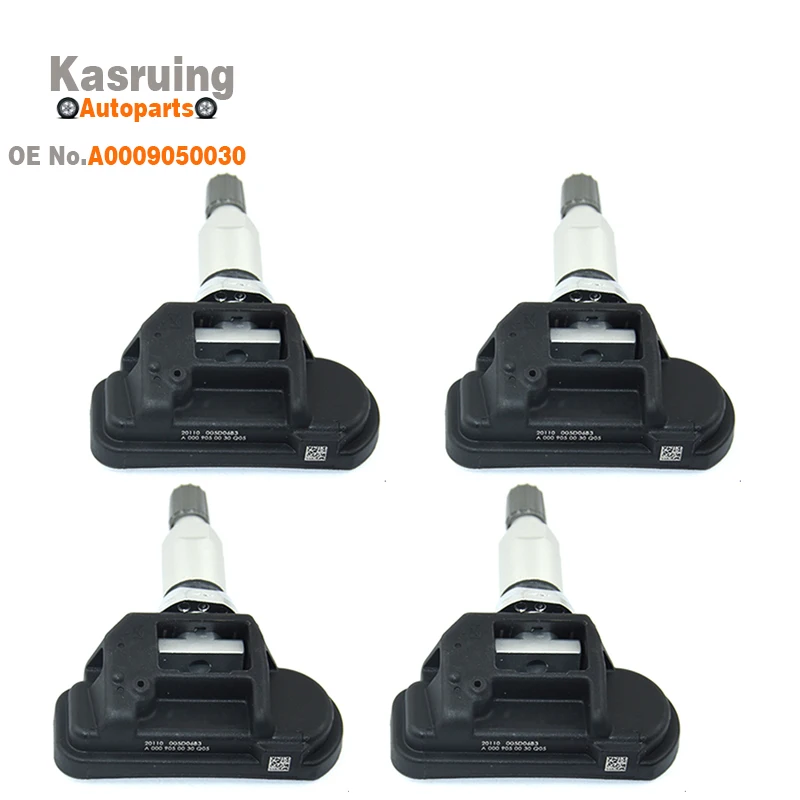 4PCS Car TPMS Tire Pressure Monitor Sensor System A0009050030 For Mercedes-Benz A B C E Class W176 W246 W205 W212