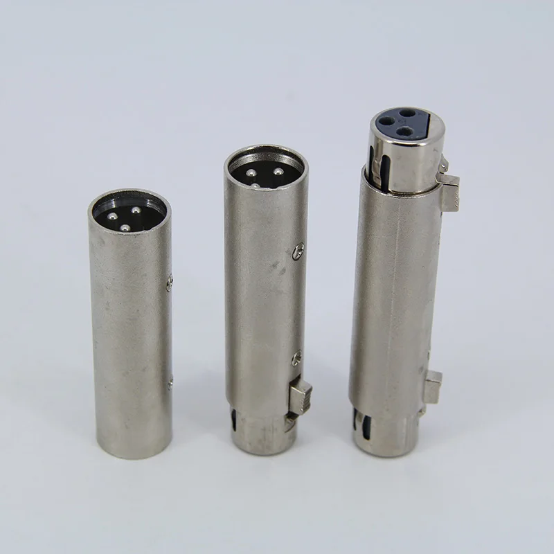 XLR 암-암 오디오 마이크 어댑터 커넥터, Xlr 3 핀 암 및 수-Xlr 암 커넥터, 1 개