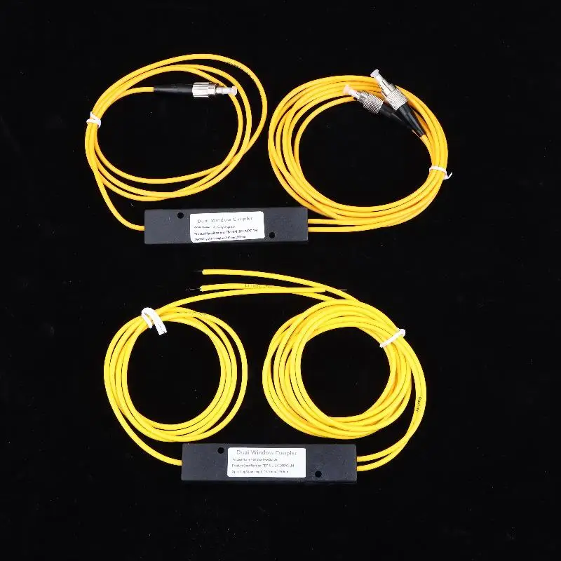 High-Speed 1x2 SC FC Fiber Optic Pigtail Splitter, Tapered FTTH Computer Cable Cord Slee