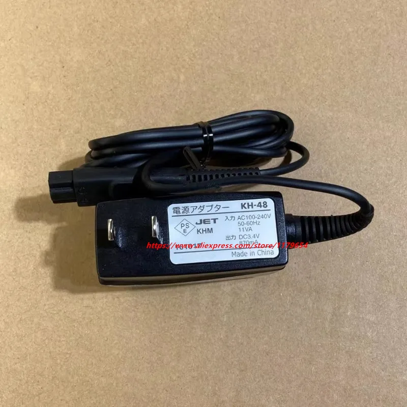 New DC 3.4V 870mA Genuine AC Adapter for Hitachi KH-48 Shaver Trimmer Power Supply Cord Charger Compatible With KH-76