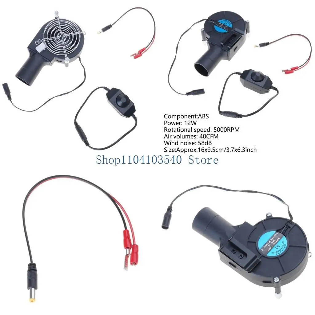 

02DC 24V BBQ FAN CAMPIRES GRIL