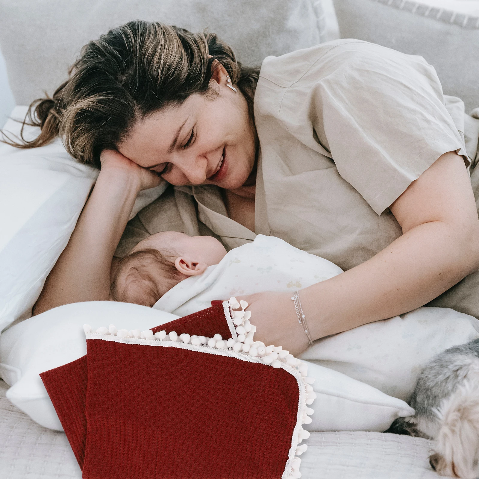

Baby Swaddle Wrap Infant Sleeping Blanket Swaddling For Crib Stroller Travel Lightweight For Newborn Durable