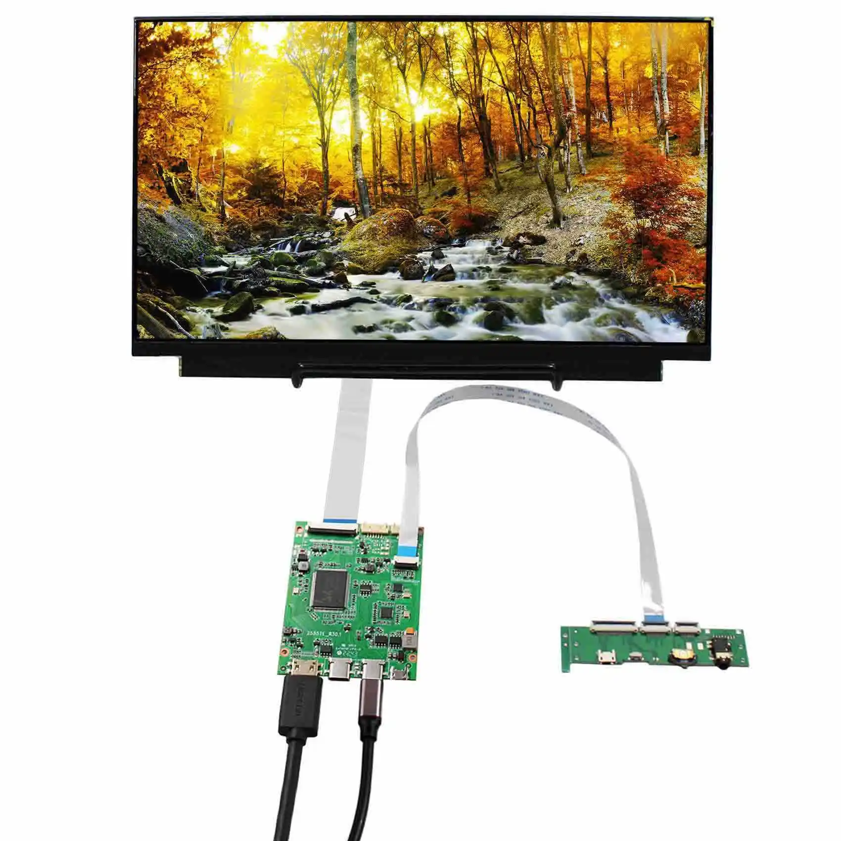 

Type C HDM I LCD Controller Board 13.3inch 1920x1080 eDP IPS LCD Panel