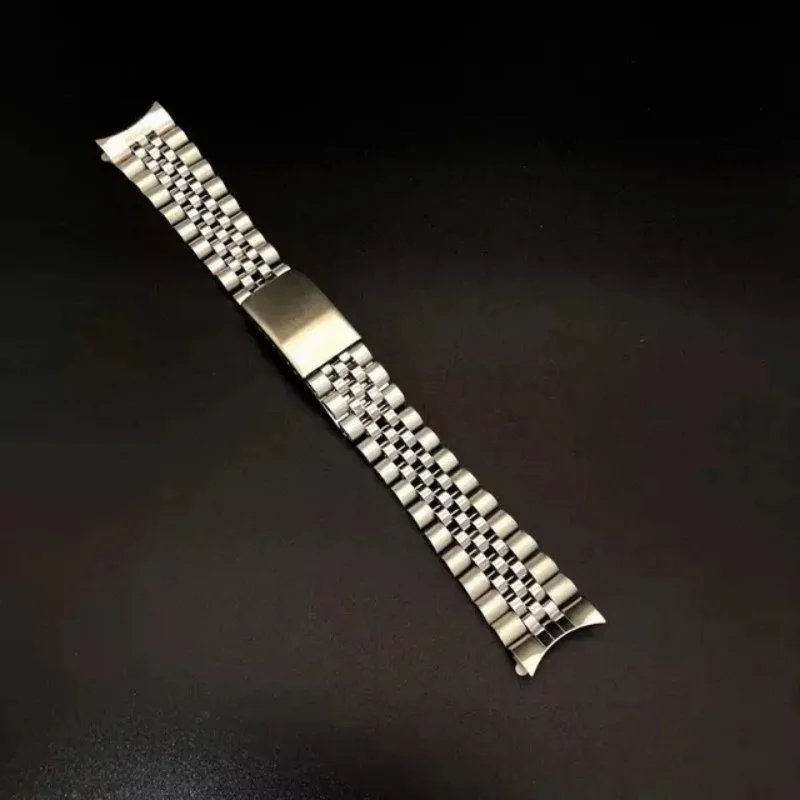 18mm 19mm 20mm Stainless Steel Vintage Jubilee Watch Band Wristband Bracelet Strap For Rolex DATEJUST Dive Watch