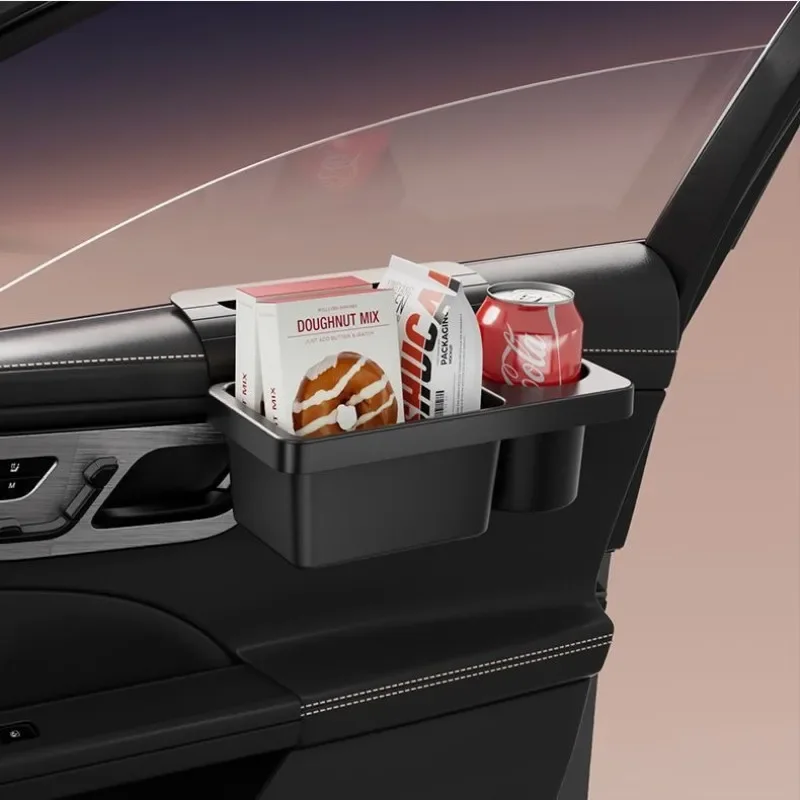 Door Storage Box For MG4 EV 2022-2024 Side Mount Organizer for Bottles Maps and Small Umbrellas
