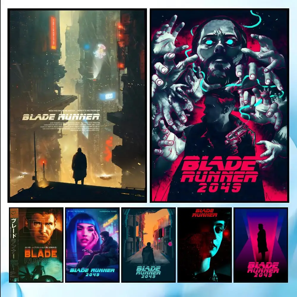 Retro Movie Blade Runner Poster HD Art Sticky Wall Waterproof Home Living Room Bedroom Bar Aesthetic Decoration