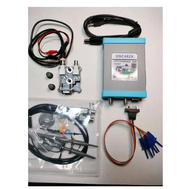 

LOTO OSC482X, Осциллограф + Генератор сигналов + Логический анализатор + Регистратор данных, 4 в 1 Пропускная способность 20 МГц, выборка 50 мс/с, для инженеров