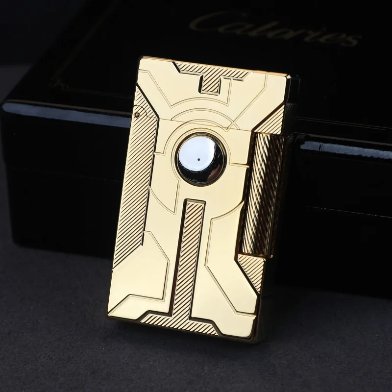 

2026 Новая зажигалка с калорическим звуком, высококачественная версия, персонализированная стальная мужская медная звуковая машина, подарки для мужчин и женщин