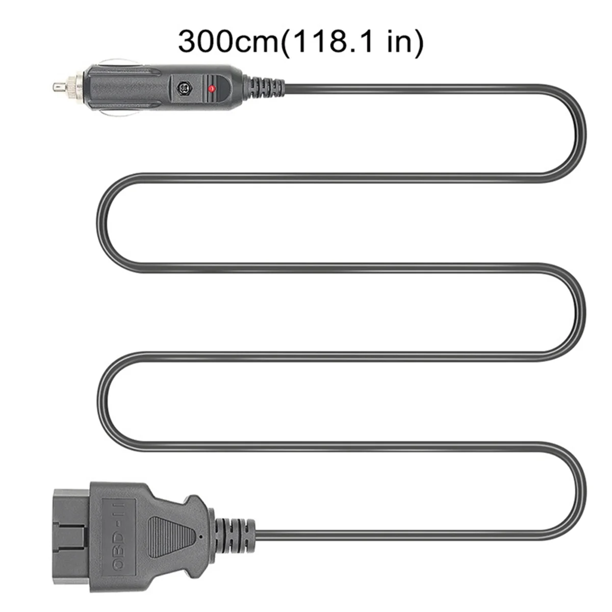 

Universal Car Charger to OBDII Extension Cable, Vehicle ECU Emergency Power Cable, Car Adapter Cable Extension Cable