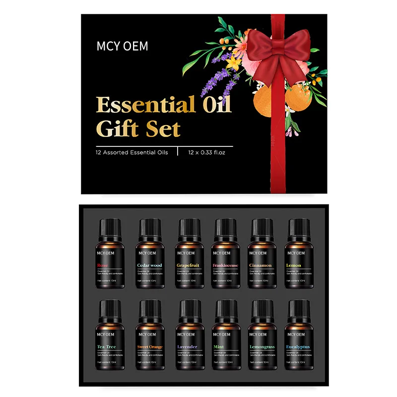 

Custom OEM Aromatherapy Essential Oil Kit - Water Soluble, Stress Relief, Fresh Air Deodorant, Pure Relaxation & Wellness Oils f
